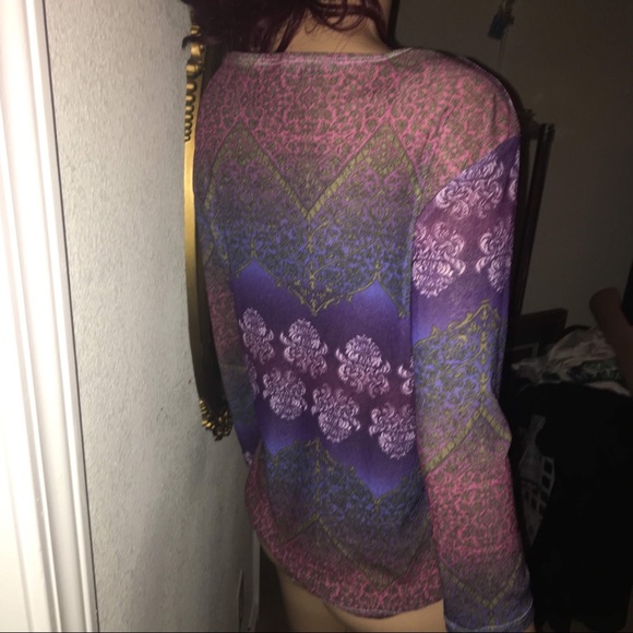 Nu Construction Anthropologie blouse t-shirt top - Picture 5 of 6